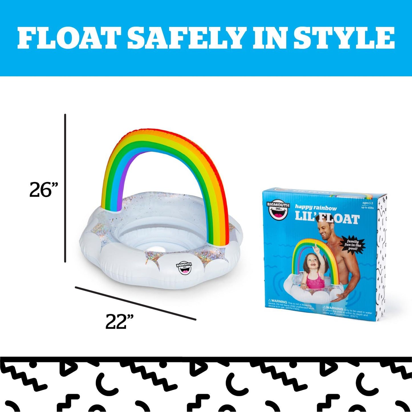 Lil' Rainbow Float w/ Canopy