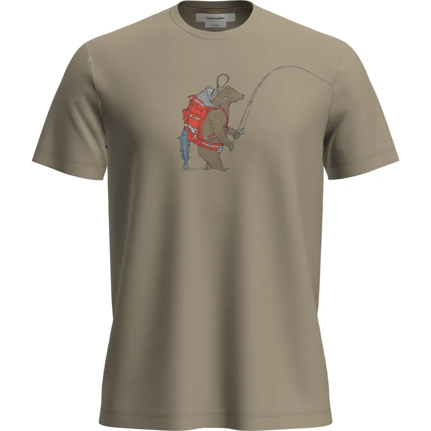 150 Tech Mens SS Tee Bear Catch