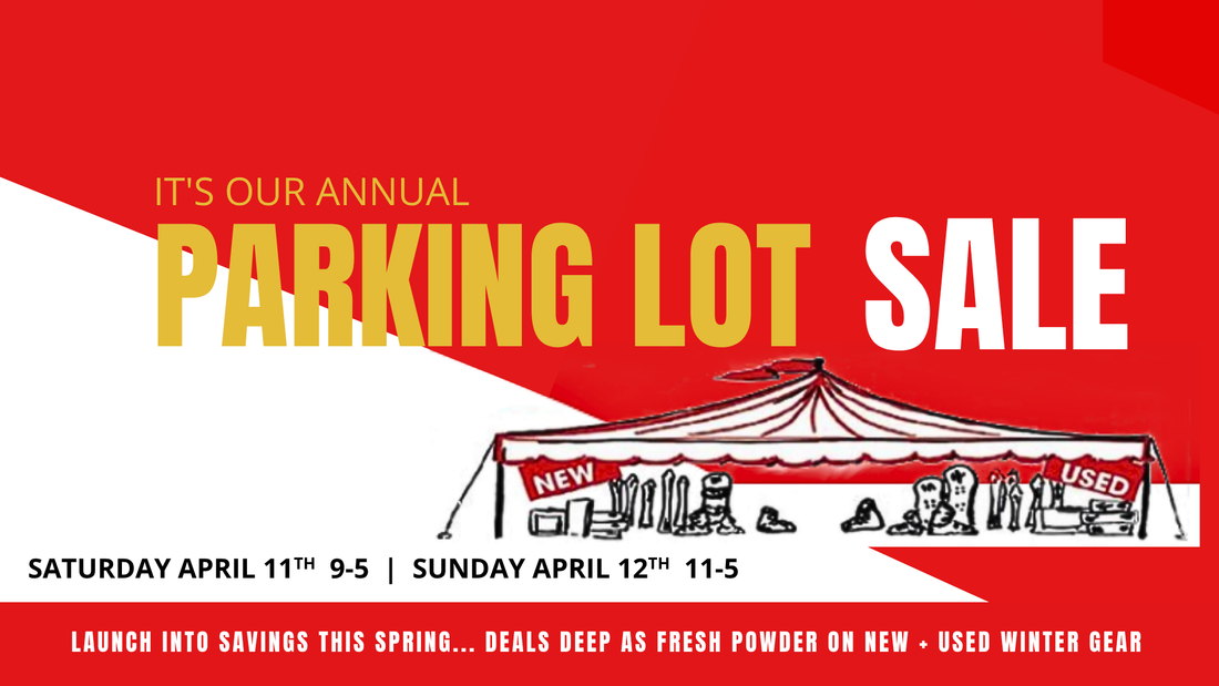 Annual Spring Parking Lot Ski & Snowboard Sale North Vancouver