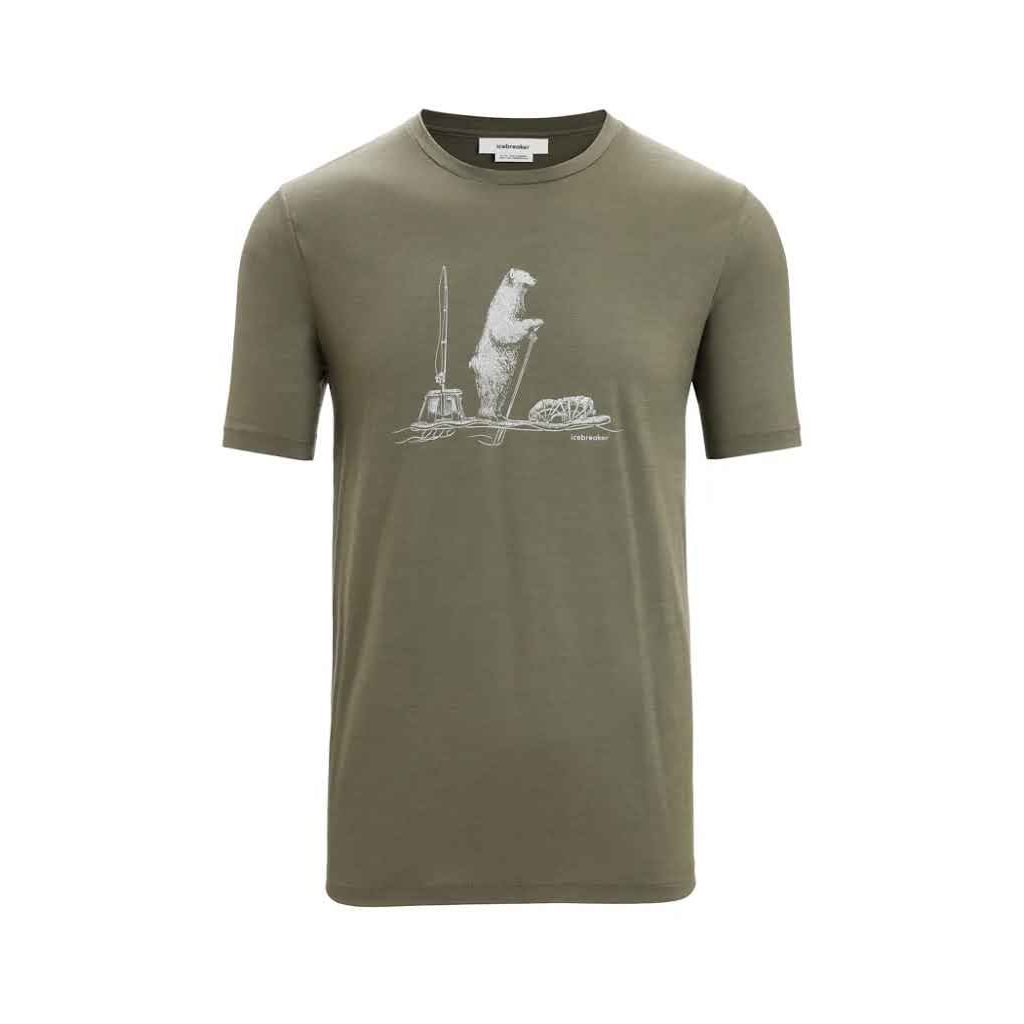 Tech Lite II Mens SS Tee Polar Paddle