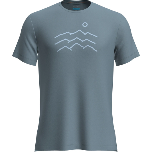 125 Cool-Lite Sphere Mens SS Tee Across Peaks